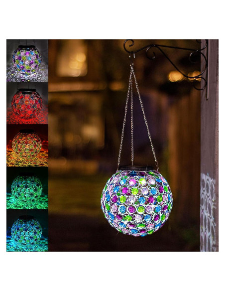 Linterna Solar Decorativa LEWIS&WAYNE Multicolor 19 cm Linterna Solar Decorativa LEWIS&WAYNE Multicolor 19 cm