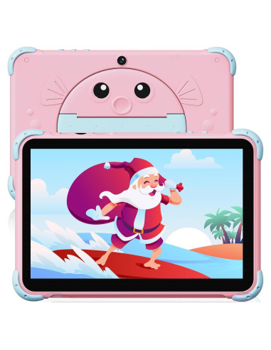 Tablet YINOCHE 10.1" para Niños con Funda Rosa 32GB