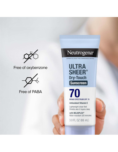 Neutrogena Loción Solar SPF 70 88.7 ml Resistente al Agua