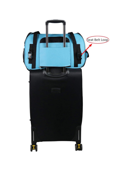 Transportín para Mascotas EliteField Mediano Azul Cielo Transportín para Mascotas EliteField Mediano Azul Cielo