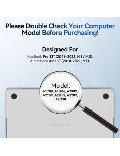 Protector de Pantalla Magnético Anti Luz Azul para MacBook 13" 2