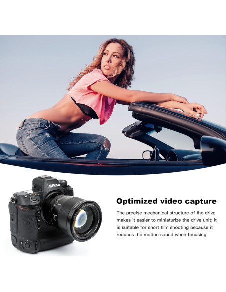 Lente VILTROX 75mm f/1.2 AF para Nikon Z - Gran Apertura Lente VILTROX 75mm f/1.2 AF para Nikon Z - Gran Apertura