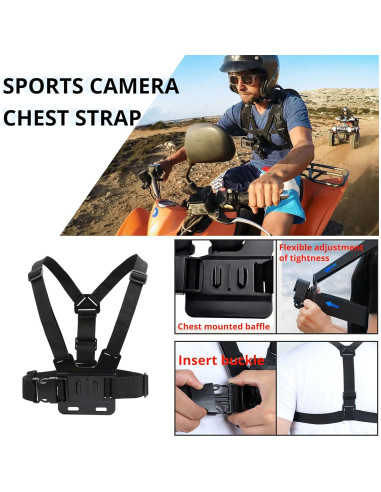 Kit de Accesorios Lifelimit 62 en 1 para Cámaras de Acción