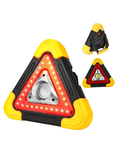 Triángulo Reflectante LED de Emergencia OUYOO - 30W IP65 Triángulo Reflectante LED de Emergencia OUYOO - 30W IP65