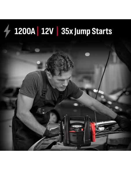 Arrancador de Salto Schumacher SL1562 1200A 12V 4-en-1 Arrancador de Salto Schumacher SL1562 1200A 12V 4-en-1