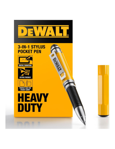 Bolígrafo Estilógrafo DEWALT 3 en 1 Táctil para iPad