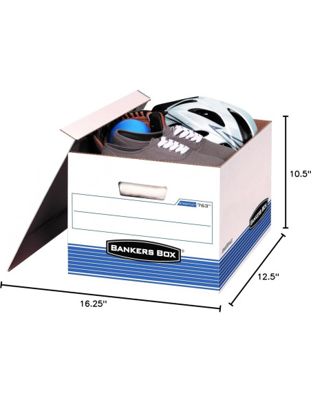 Cajas de Almacenamiento Bankers Box 20 Pack Medianas Carta/Legal Cajas de Almacenamiento Bankers Box 20 Pack Medianas Carta/Legal