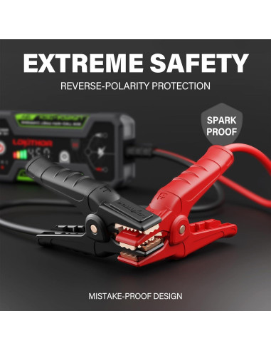 Arrancador de Salto LOKITHOR J1350PRO 1350A LiFePO4 Portátil