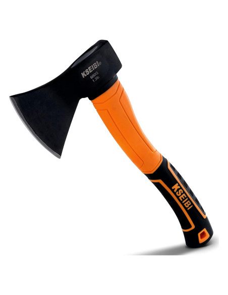 Hacha de Camping KSEIBI 600g, Mango Antideslizante 38.1cm Hacha de Camping KSEIBI 600g, Mango Antideslizante 38.1cm