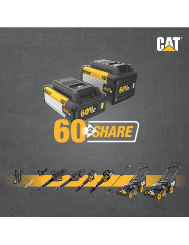 Sierra de Cadena CAT DG630 60V 16" Sin Escobillas