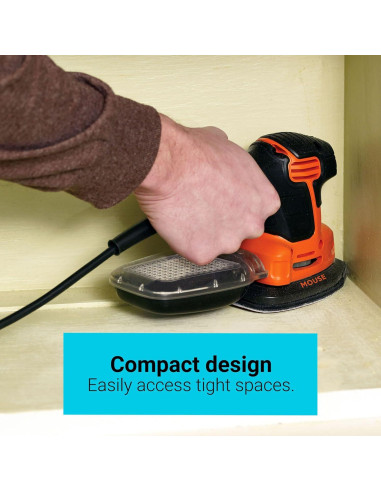 Lijadora de Detalle BLACK+DECKER BDEMS600 1.2A 16000 RPM