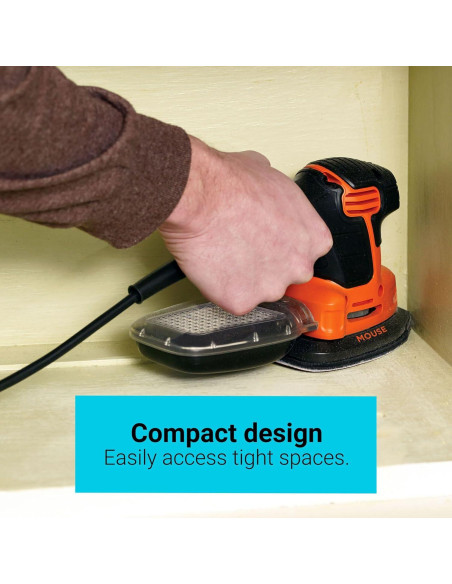 Lijadora de Detalle BLACK+DECKER BDEMS600 1.2A 16000 RPM Lijadora de Detalle BLACK+DECKER BDEMS600 1.2A 16000 RPM