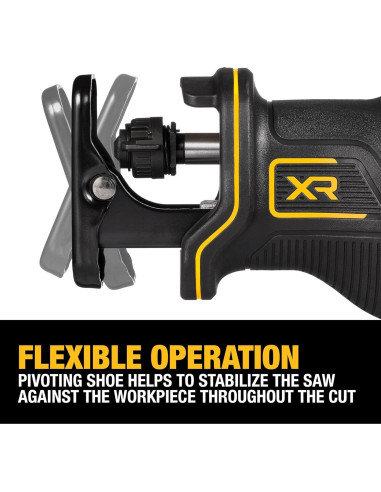 Sierra Recíproca Inalámbrica DEWALT 20V MAX DCS382B 2.86 cm