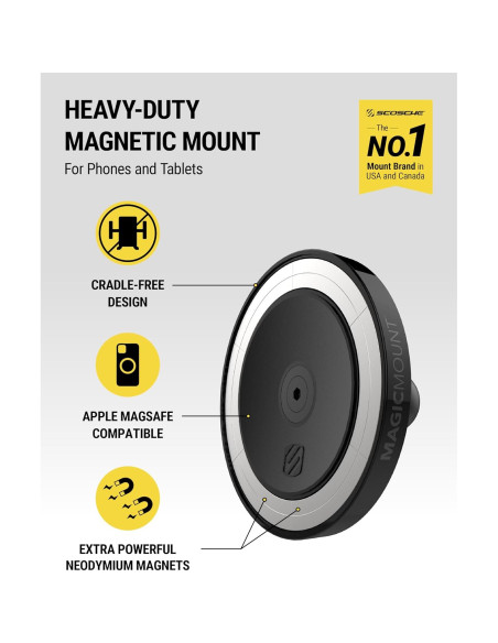 Soporte Magnético para Coche Scosche MagicMount Pro HD Soporte Magnético para Coche Scosche MagicMount Pro HD