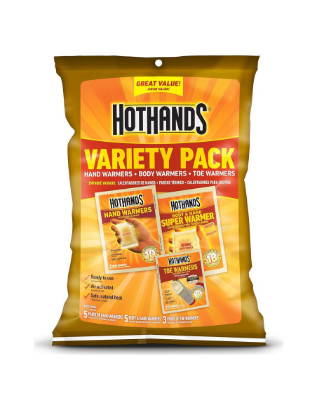 Calentadores de Manos y Pies HotHands - Paquete Variado 10 Pzas Calentadores de Manos y Pies HotHands - Paquete Variado 10 Pzas