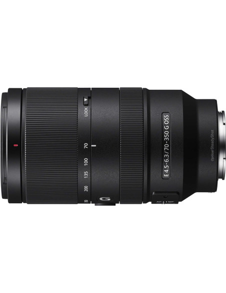 Lente Sony Alpha 70-350mm F4.5-6.3 G OSS Super-Telefoto Lente Sony Alpha 70-350mm F4.5-6.3 G OSS Super-Telefoto