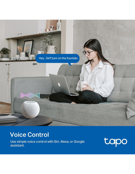 Enchufe Inteligente Exterior Tapo P400M IP65 2 Salidas Wi-Fi Enchufe Inteligente Exterior Tapo P400M IP65 2 Salidas Wi-Fi