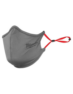 Paquete de 3 mascarillas Milwaukee 2 capas Unisex Gris