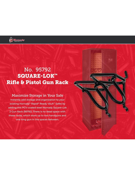 Soporte Modular para 2 Armas Hornady Square-Lok 95792 Soporte Modular para 2 Armas Hornady Square-Lok 95792