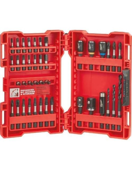 Juego de Conducción Milwaukee 40 Piezas Shockwave Juego de Conducción Milwaukee 40 Piezas Shockwave