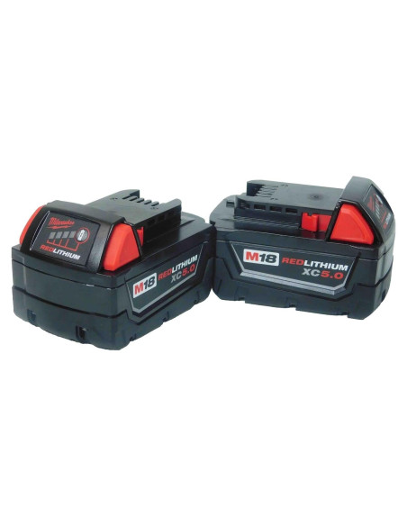 Batería Milwaukee M18 REDLITHIUM XC 5 Ah Paquete de 2 Batería Milwaukee M18 REDLITHIUM XC 5 Ah Paquete de 2