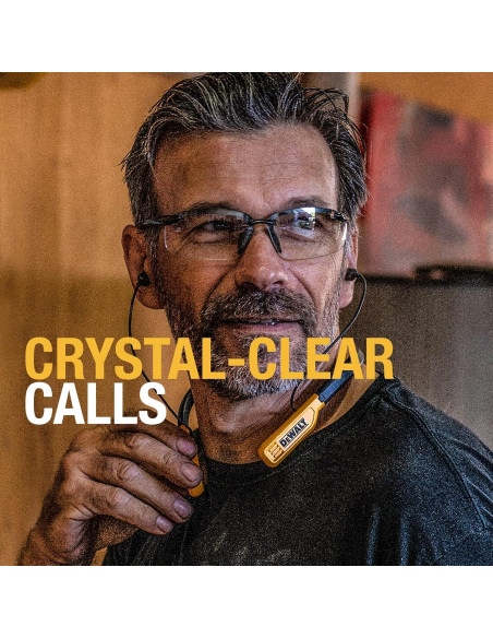 Auriculares Bluetooth DEWALT Pro de Cuello con 30H de Batería Auriculares Bluetooth DEWALT Pro de Cuello con 30H de Batería
