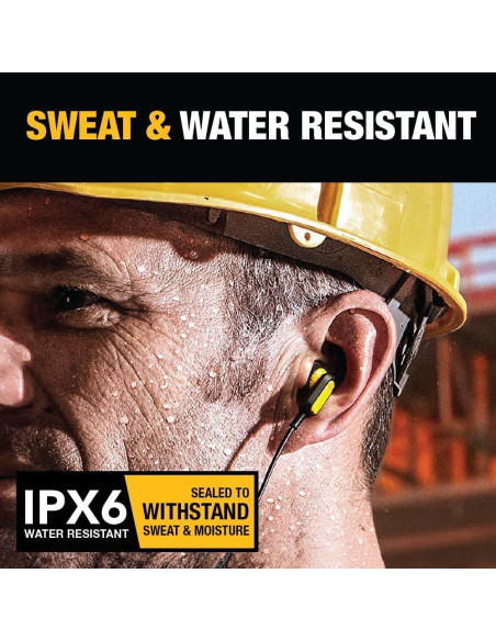 Auriculares Bluetooth DEWALT Pro de Cuello con 30H de Batería Auriculares Bluetooth DEWALT Pro de Cuello con 30H de Batería