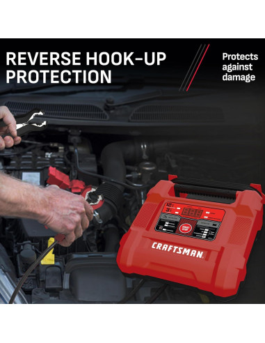 Cargador Automático Craftsman CMXCESM258 12A 6V/12V 4-en-1