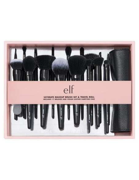 Conjunto de Brochas de Maquillaje e.l.f. Ultimate 17 Piezas Vegano Conjunto de Brochas de Maquillaje e.l.f. Ultimate 17 Piezas Vegano