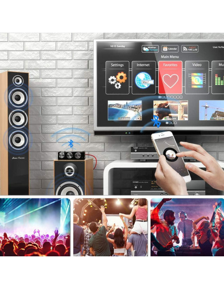 Amplificador Bluetooth 5.0 ARRAROWN ZK-1002T 200W 2.0 Canales Amplificador Bluetooth 5.0 ARRAROWN ZK-1002T 200W 2.0 Canales