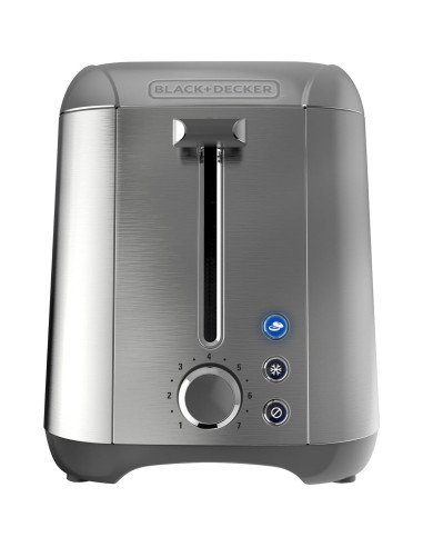 Tostadora BLACK+DECKER TR3500SD 2 Rebanadas Acero Inoxidable