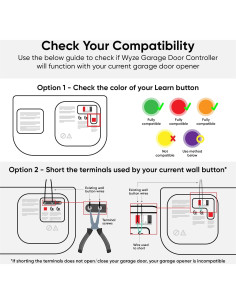 Controlador de Puerta de Garaje Inteligente Wyze con Video HD 1080p 2