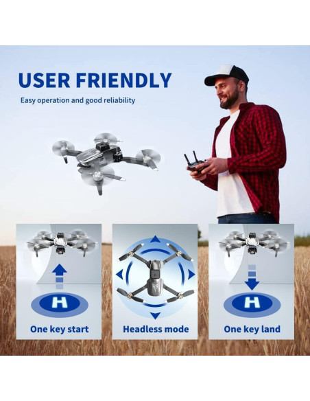 Drone TizzyToy BL01 4K Plegable con Cámara y 40 min Batería Drone TizzyToy BL01 4K Plegable con Cámara y 40 min Batería