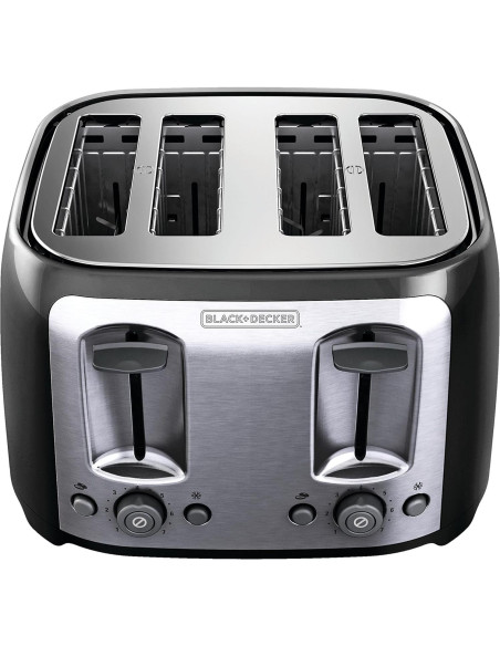 Tostadora BLACK+DECKER 4 Rebanadas 1400W Ranuras Anchas Tostadora BLACK+DECKER 4 Rebanadas 1400W Ranuras Anchas