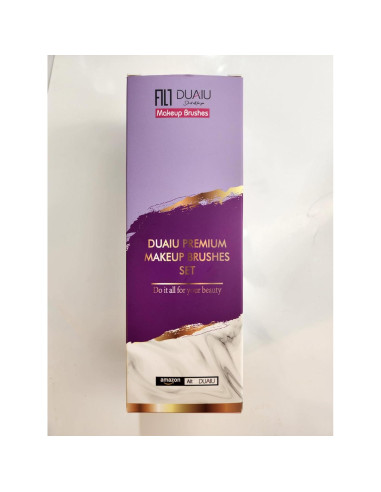 Conjunto de Pinceles de Maquillaje DUAIU 15 Pcs Profesional
