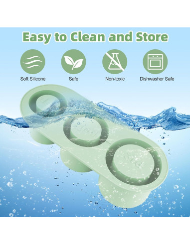 Molde de Hielo Tcamp de Silicona para Vaso 40 oz - Verde