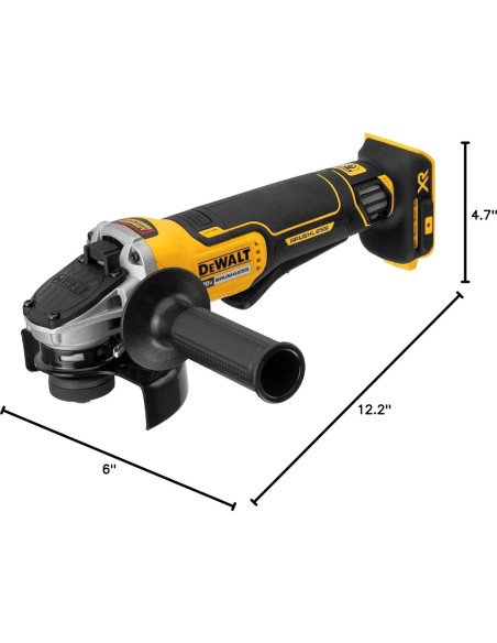 Amoladora Angular DEWALT 20V Sin Escobillas 4.5" Amoladora Angular DEWALT 20V Sin Escobillas 4.5"