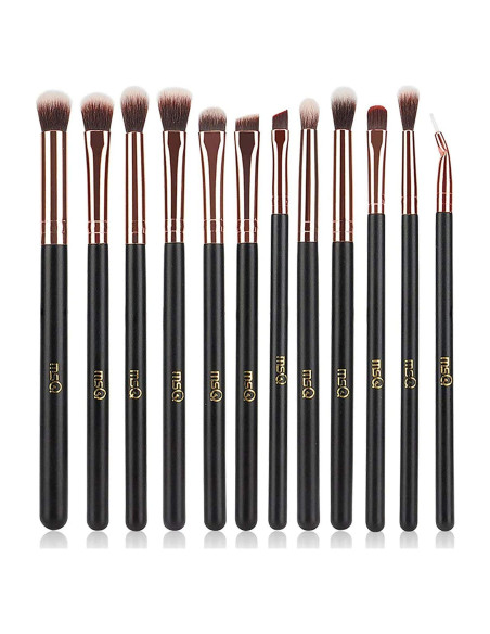 Juego de Brochas de Maquillaje MSQ 12pcs Oro Rosa Cerdas Suaves Juego de Brochas de Maquillaje MSQ 12pcs Oro Rosa Cerdas Suaves