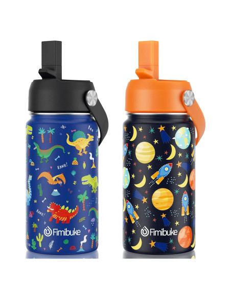 Botella de Agua Fimibuke para Niños 396ml Doble Pared Botella de Agua Fimibuke para Niños 396ml Doble Pared