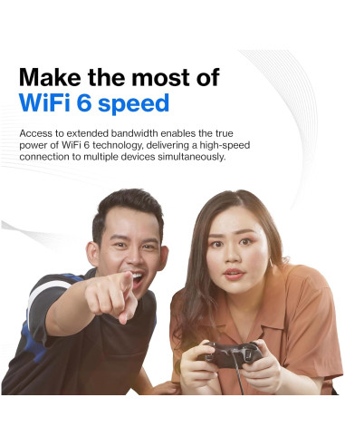 Router WiFi 6 Linksys E8450 Doble Banda 3.2 Gbps 25 Dispositivos