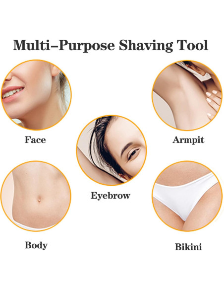 Rasuradora Facial Kitsch Pro para Mujeres - 3 Piezas Rasuradora Facial Kitsch Pro para Mujeres - 3 Piezas
