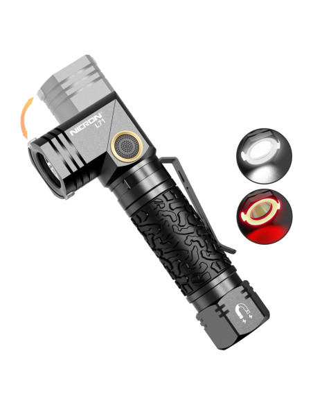 Linterna Táctica Nicron L71 1800 Lúmenes Recargable IP65 Linterna Táctica Nicron L71 1800 Lúmenes Recargable IP65