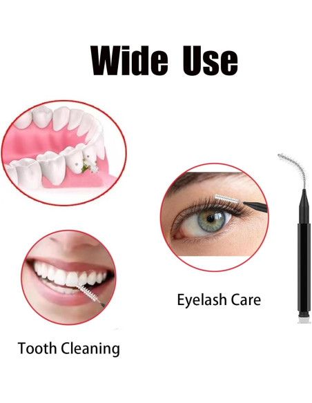 Juego de 120 Cepillos Micro para Cejas y Pestañas IAIHBBLY Juego de 120 Cepillos Micro para Cejas y Pestañas IAIHBBLY