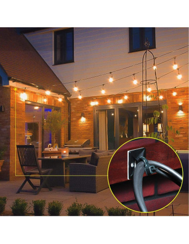 Soporte Adhesivo XHF Negro 100 Piezas Bridas 20cm