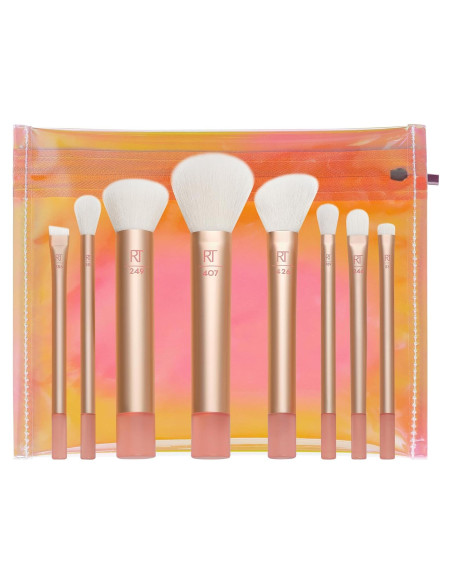Set de Brochas de Maquillaje Real Techniques The Wanderer 9 Piezas Set de Brochas de Maquillaje Real Techniques The Wanderer 9 Piezas