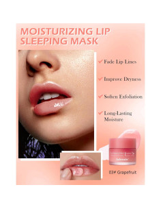 Mascarilla Labial Hidratante Lestpola 20g - Nocturna y Exfoliante 2