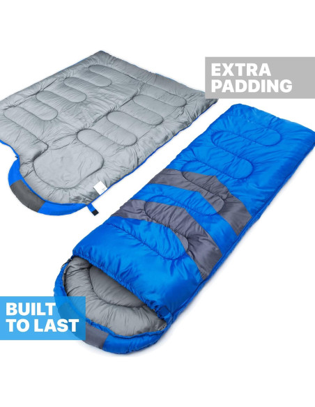 Saco de Dormir MalloMe 3 Temporadas 80x220cm Impermeable Saco de Dormir MalloMe 3 Temporadas 80x220cm Impermeable