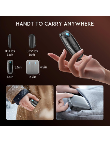Calentadores de Manos UJYOIIY N3 Recargables 14000 mAh