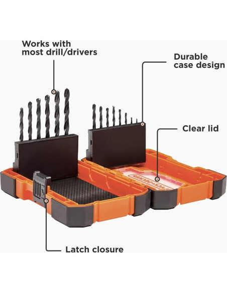 Juego de Brocas 14 Piezas beyond by BLACK+DECKER Juego de Brocas 14 Piezas beyond by BLACK+DECKER