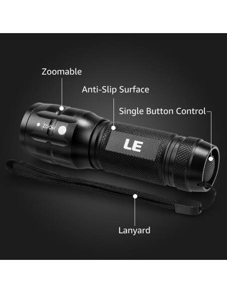 Linterna LED Lighting EVER Compacta Zoomable Impermeable Linterna LED Lighting EVER Compacta Zoomable Impermeable